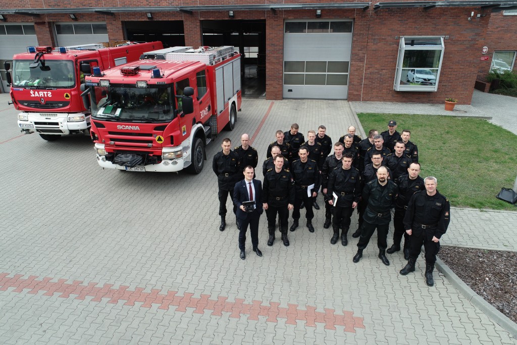 Training for officers of the State Fire Service from the Silesian Voivodeship